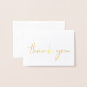 Élégante Carte de remerciements à huile de 40e ann (Devant avec enveloppe)