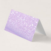 Élégante Carte de remerciements Bokeh Glittery Arg (Dos)