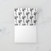 Élégante Carte de remerciements de Fête des mariée (Intérieur)