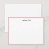 Elégante Carte de remerciements personnalisée de b