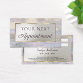 Elégante carte de rendez-vous des vagues de couleu (Bureau)