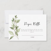 Elégante carte de rouleaux de couches de feuillage (Devant)