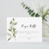 Elégante carte de rouleaux de couches de feuillage (Debout devant)