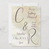 Élégante carte de sauvegarde en nacre pêche (Dos)