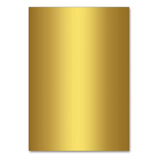 Elégante Carte de siège Or (Dos)