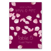 Elégante carte de siège personnalisée (Par défaut)