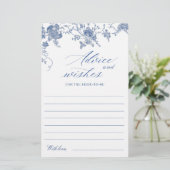 Elégante carte de souhaits et de conseils de coule (Debout devant)