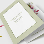 Élégante carte de sympathie florale violette