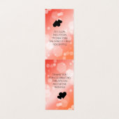 Elégante carte de table du 35e anniversaire du Mar (Inside Unfolded)