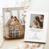 Elégante carte de vacances de la famille de Noël