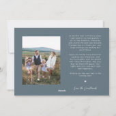 Élégante carte de vacances multi-photos Joyeuse Sc (Dos)