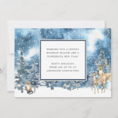 Elégante carte de vacances pour les voyages d'affa (Dos)