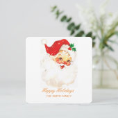 Elégante carte de vacances Watercolor (Debout devant)