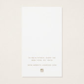 Élégante carte d'écran à oreille verte (Dos)