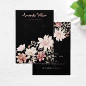 Elégante carte d'écran d'oreille florale aquarelle (Bureau)