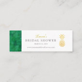 Élégante carte d'insertion tropicale (Devant)