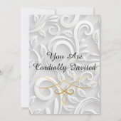 élégante carte d'invitation (Dos)