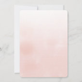 Élégante carte d'invitation à la douche nuptiale f (Dos)