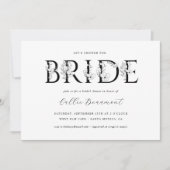 Élégante carte d'invitation de la fête de la Fête (Devant)