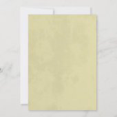 Élégante carte d'invitation de mariage (Dos)