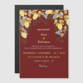 Elégante carte d'invitation de mariage (Devant / Derrière)