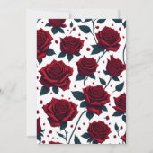 Elégante carte d'invitation pour anniversaire d'aq (Dos)