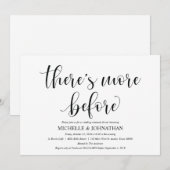 Élégante carte d'invitation pour le dîner de répét (Devant / Derrière)