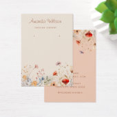 Elégante carte d'oreille fleur sauvage bijoux (Bureau)