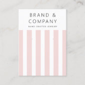 Elégante carte d'oreille rose vif (Devant)