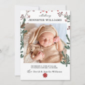 Elégante carte Faire-part de naissance bébé à cadr (Devant)