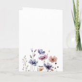 Elégante carte fleurie Maman Joyeuse carte de jour (Dos)