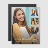 Élégante carte magnétique du Faire-part photo (Devant / Derrière)