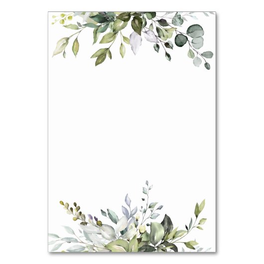 Elégante carte Mariage Eucalyptus tournesol (Dos)