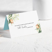 Elégante carte Mariage Floral