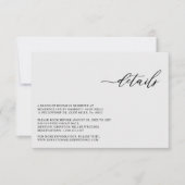 Élégante carte Mariage moderne Silver Grey (Devant)