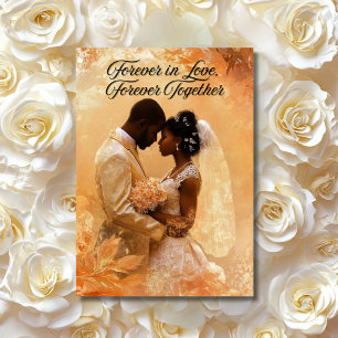 Elégante carte Mariage personnalisée   Amérique af