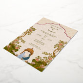Élégante carte Mariage romantique colorée (Rotation)