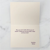 Elégante carte Pâques (Intérieur)