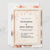 Élégante carte personnalisée d'invitation de maria (Devant)