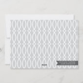 Elégante carte photo de Noël Chalkboard moderne (Dos)