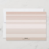 Elégante carte photo de Noël rose-blanc (Dos)