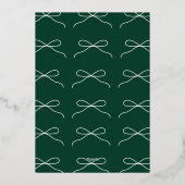 Elégante carte photo de Noël | Trois présentations (Verso)