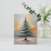 Elégante carte postale Arbre de Noël (Debout devant)