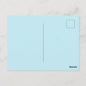Elégante carte postale de chat (Dos)