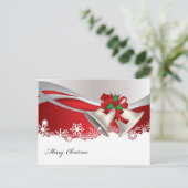 Elégante carte postale de Noël (Debout devant)