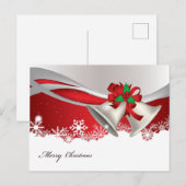 Elégante carte postale de Noël (Devant / Derrière)