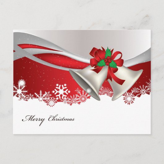 Elégante carte postale de Noël (Devant)