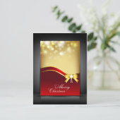 Elégante carte postale de Noël (Debout devant)