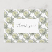 Elégante carte postale Merci de fruits d'agrumes b (Devant)