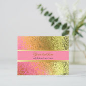 Elégante carte postale tout usage (Debout devant)